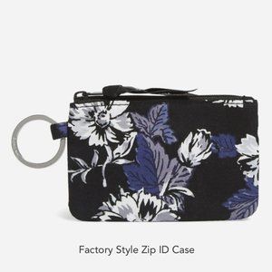 Vera Bradley Signature Cotton Zip ID Case Frosted Floral NWT DISCONTINU…